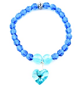 Adzo Blue heart bracelet 